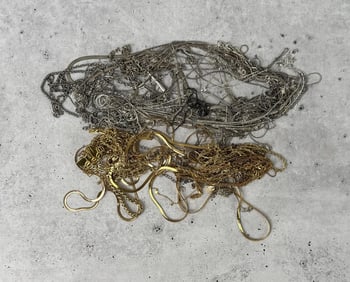 Lot of Costume Jewelry Chains