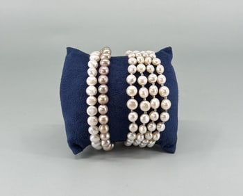Pair of Pearl Bracelets