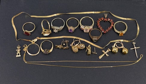 Group Of 14K Gold Jewelry