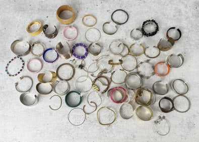 Collection of Costume Jewelry Bracelets