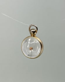 Human Kidney Stone Necklace Pendant