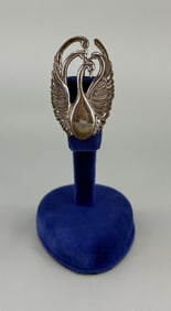 Sterling Silver Swan Brooch