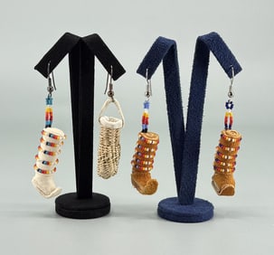 Native American Indian Beaded Earrings