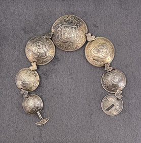 WW2 Trench Art Australian Coin Charm Bracelet