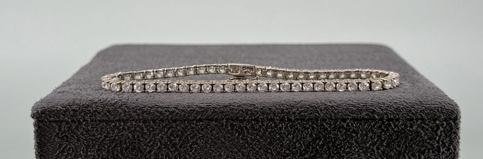 Sterling Silver CZ Tennis Bracelet