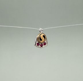 10K Gold Safeway Stores Service Pendant