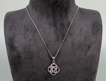 Sterling Silver Celtic Knot Necklace