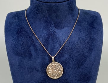 Sterling Silver Peace Dove Necklace