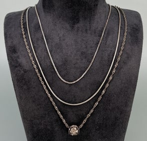 Sterling Silver Chains Necklaces