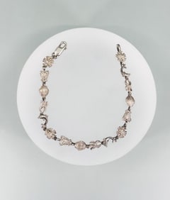 Sterling Silver Sea Creatures Bracelet