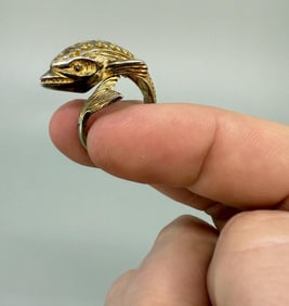 Sterling Silver Dolphin Ring