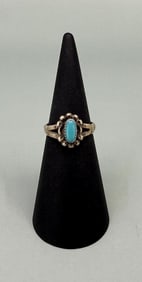 Bell Trading Post Sterling Silver Turquoise Ring