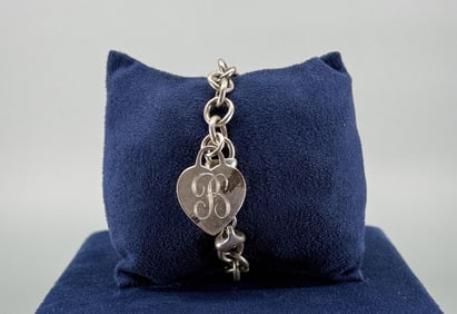 Sterling Silver Heart Chain Bracelet