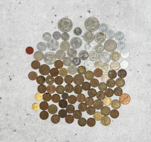 Group Of US & Foreign Coins