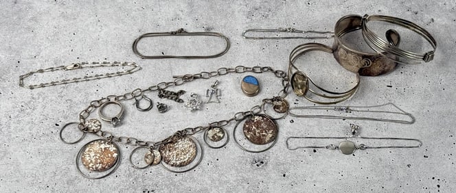 Group Of Sterling SilverJewelry