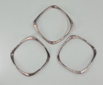 Silpada Hip to Be Square Sterling Silver Bracelets