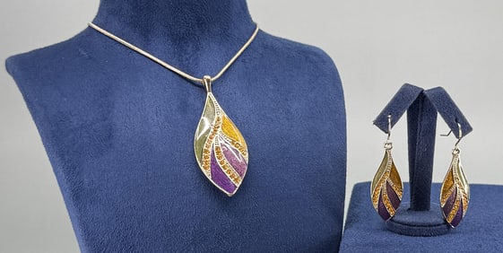 Kim Rogers Designer Earring & Necklace Set