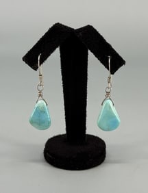 Navajo Sterling Silver Turquoise Earrings
