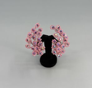 Western Germany Rhinestone Beaded Earrings