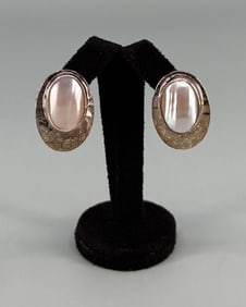 Cecil Sanders Navajo Sterling Silver Earrings