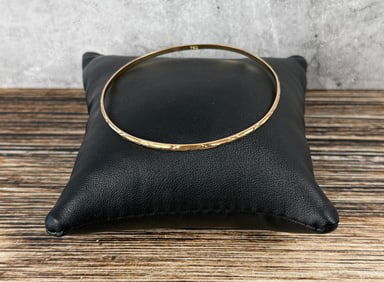18K Gold Bangle Bracelet