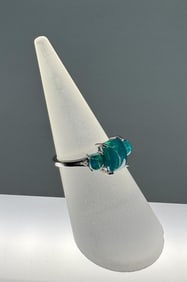 Bella Luce Sterling Silver Peacock Quartz Ring