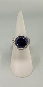 Bella Luce Sterling Silver 11.57ct Tanzanite Ring