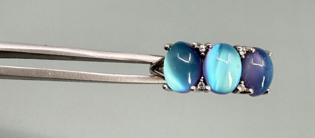PC Jeweller Sterling Silver Aurora Moonstone Ring