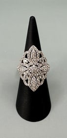 Bella Luce White CZ Sterling Silver Ring