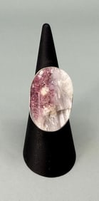 Aryo Sterling Silver Rough Tourmaline Ring
