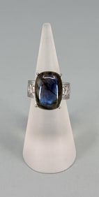 SAM Sterling Silver and Labradorite Ring