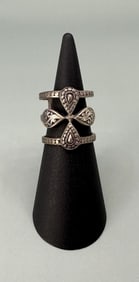 Sarda Sterling Silver Cross Ring