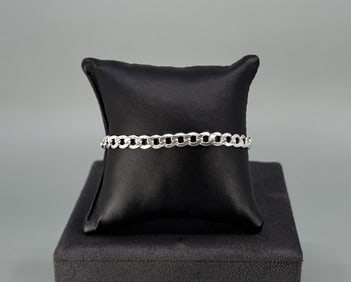 Italian Sterling Silver Cuban Bracelet