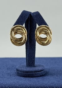 18K Yellow Gold Earrings