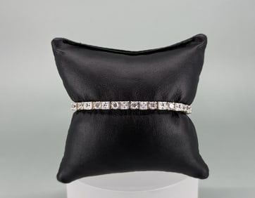 Sterling Silver CZ Tennis Bracelet