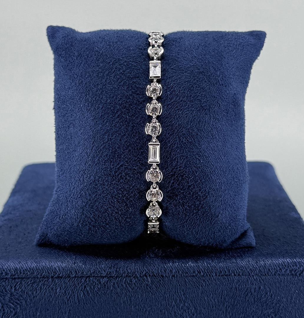 Bella Luce Sterling Silver CZ Tennis Bracelet (1 of 4)