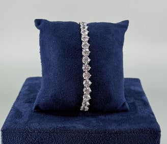 Fuzion Creations Sterling Silver CZ Bracelet