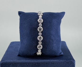 Bella Luce Sterling Silver CZ Tennis Bracelet