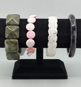 Group Of Natural Stone Bracelets