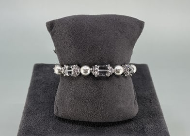 Silpada Silver Bracelet of Swarovski Crystals