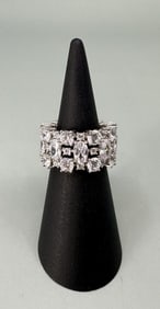 Bella Luce Sterling Silver CZ Ring