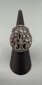 Bella Luce Sterling Silver Tree of Life Ring