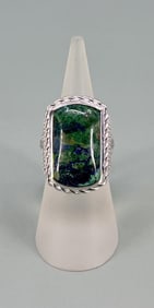 Bella Luce Sterling Silver Azurite Ring