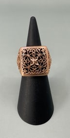 Bella Luce Copper Filigree Ring