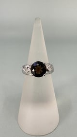 Sterling Silver Smoky Quartz Ring