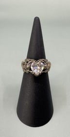 Kabana Sterling Silver Cupid CZ Ring