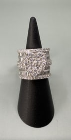 Bella Luce Sterling Silver CZ Heart Ring