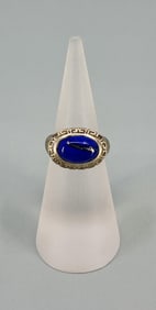 Sterling Silver Lapis Lazuli Ring