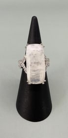 Bella Luce Sterling Silver Rainbow Moonstone Ring