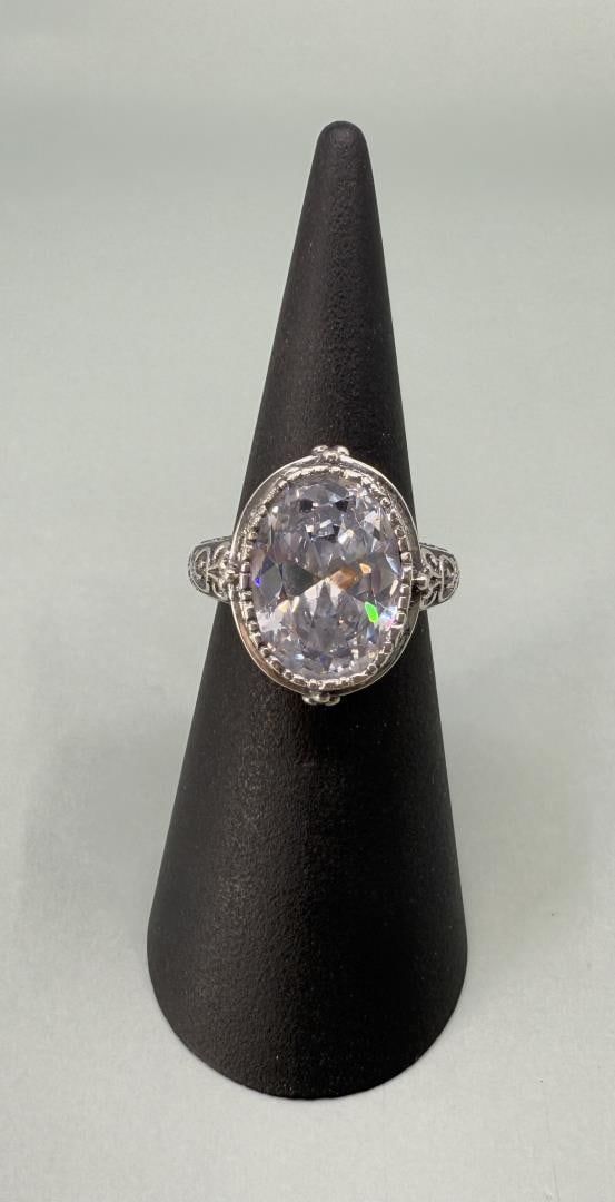 Bella Luce Sterling Silver CZ Ring (1 of 6)